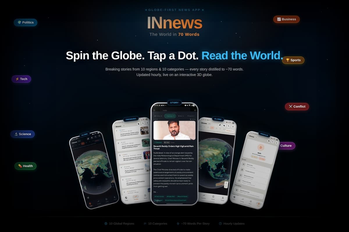 Why the Future of News Is a 3D Globe — Not a Scroll
